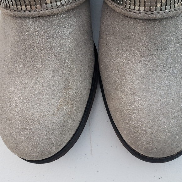 Gianni Bini Silver Rock Steady Booties Size 9 - Picture 9 of 14